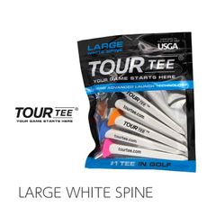 【新品未使用】TOURTEE ツアーティー オリジナル LARGE WHITE SPINE tourtee ゴルフ GOLF golf ゴルフグッズ ゴルフウェア 飛距離アップ ラウンド用品