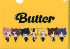 [중고] 클리어 파일 BTS(방탄소년단) TinyTAN Butter A5 클리어 파일(정렬) [TinyTAN FUN PARK 제2탄] Let's DANCE with TinyTAN D상