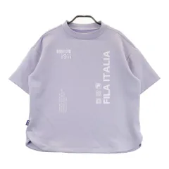 サイズ：L FILA GOLF フィラゴルフ  ハイネック半袖Tシャツ  パープル系 [240101305492]# ゴルフウェア レディース ストスト