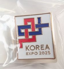 新品 ピンバッジ ホワイト 韓国 パビリオン 限定 関西万博 大阪