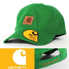 ローキャップ 帽子 カーハート Carhartt 100289 Canvas Baseball Cap ホーリーグリーン 5DWCF-01 USA ワークウェアブランド