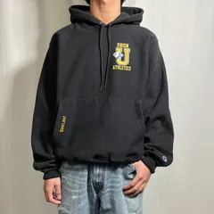 00年代 Champion PREMIUM REVERSE WEAVE チャンピオン リバースウィーブ スウェットパーカー メンズS 