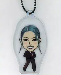 【中古】キーホルダー・マスコット(女性) 武部柚那(E-girls) クリアチャーム E.G.11ツアージャージ(黒)ver. EXILE TRIBE STATION オンラインカプセル