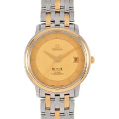 オメガ OMEGA 4374 デビル コーアクシャル クロノメーター 腕時計 ゴールド文字盤 メンズ【中古】