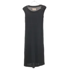 Maison Martin Margiela メゾン マルタン マルジェラ 2004SS 白タグ レーヨンノースリーブワンピース ブラック 38 31 V248のサムネイル