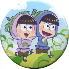 【中古】バッジ・ピンズ カラ松＆トド松 「おそ松さん×CHURRO*STAR 6つ子と豆の童話風 トレーディングペア缶バッジ」