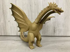 1984年　日本製　キングギドラ ゴールド フィギュア BANDAI ソフビ【訳あり☆お買い得】 キングギドラ1984(ゴールド