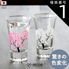 種類1：桜 グラス タンブラー 食器 ギフト おしゃれ 高級 ガラス 冷感 シリーズ | 100ml 日本四季 丸モ高木陶器 日本製 国産 職人 | 海外 手土産 モダン ペア 2個セット ビアグラス 冷酒 コップ かわいい カフェ風 | 結婚祝い 新築祝い 