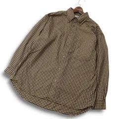 24AW★ UNIQLO U ユニクロ ユー ルメール 秋冬 長袖 ボタンダウン チェック ツイル オーバーサイズ シャツ Sz.L メンズ