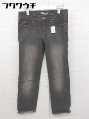 ◇ green label relaxing グリーンレーベル UNITED ARROWS クロップド デニム パンツ サイズ36 グレー系 レディース  【1106160008135】