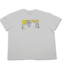 0128 　2XL　白　セーラームーン　2XL　ウサギ　ビックシルエット　アニメT
