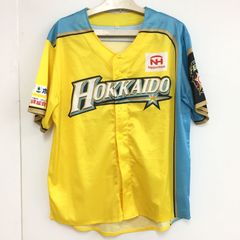 北海道日本ハムファイターズ ユニファーム フリーサイズ イエロー 半袖 ポリエステル100% 東急ハンズ 25d菊ST⑥