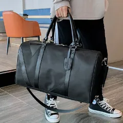 ボストンバッグ ボストン PUレザー ナイロン 手提 ショルダー 旅行バッグ スポーツ 旅行バッグ レディースメンズ 修学旅行 2泊1泊 大容量 軽量 折り畳み スポーツバッグ toteバッグ オシャレ 出張 国内 大人 ナイロン ショルダー 海外旅行