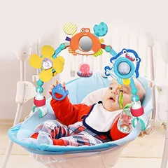 Qizebaby 新生児 おもちゃ 人気 0歳 ベビーカー用おもちゃ ベビーハ…