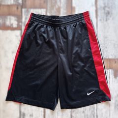 NIKE ハーフパンツ バスケットボール　ブラック×レッド メンズ　Lサイズ