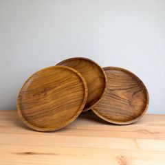 中古・】びっくりドンキー 木皿（小） 3枚セット 6/6まで値下げで出品