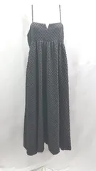 ◇ ⊂ Ray BEAMS レイ ビームス キャミソール ロング ワンピース サイズ0 ブラック レディース E  【1504240014579】