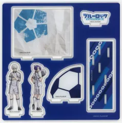 【中古】アクリルスタンド・アクリルパネル 凪誠士郎＆御影玲王 アクリルジオラマ 「劇場版 ブルーロック -EPISODE 凪-」 劇場グッズ