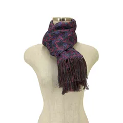 アクアスキュータム AQUASCUTUM イングランド製 カシミヤマフラー レディース 表記無 