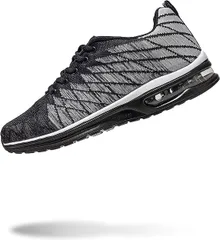 スニーカー 超軽量 陸上競技 ユニセックス 3色スニーカー ユニセックス エアクッション 軽量 通気 防滑 ランニングシューズ ウォーキングシューズ ジョギングシューズ スポーツシューズ ランニング 黒 通学 通勤 普段履き tianyuxie03