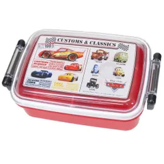 カーズ お弁当箱 抗菌食洗機対応ふわっとフタタイトランチボックス 450ml ディズニー スケーター 一段ランチボックス キャラクター グッズ 