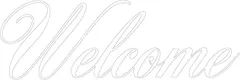 オリジナルデザインストア Welcome ウェルカム ウォールステッカー カッティングステッカー 防水(ホワイト,  横15cmｘ縦4.9cm)