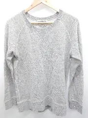 ◇ BEAUTY & YOUTH コットン100％ 長袖 スウェット トレーナー サイズ38 グレー レディース P  【1407260046950】