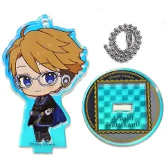 【中古】アクリルスタンド・アクリルパネル 鳴上嵐(チェックメイト衣装) 「あんさんぶるスターズ!! 追憶セレクション チェックメイト×animatecafe トレーディング描き起こしビジュアル オーロラアクリルスタンドコレクション」