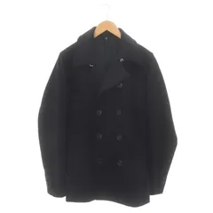 ディオールオム Dior HOMME 11AW ウール メルトン ピーコート Pコート アウター ダブル 44 黒 ブラック /DF ■OS ■ADのサムネイル