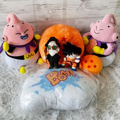 드래곤볼 봉제인형 천하 이치무도회 개최편 2005년 당시물 가메센토 고쿠 마인 부우 이치반 복권 캡슐 하우스 쿠션 7점 세트 7