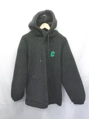 ◇ ⊇ GEN X DER 長袖 プルオーバー ボア パーカー サイズXL ブラック系 レディース メンズ E  【1507230005045】