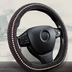 新品  ハンドルカバー ステアリングカバー ハンドル カバー ステアリング 自動車 軽自動車 おしゃれ アルファード トラック 大型 タント ヤリスクロス プリウス アクア ハイエース ヴォクシー 可愛い カスタム カー用品 cn-kb-1826-2のサムネイル