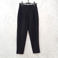 ZARA ザラ テーパードタックパンツ ハイウエストパンツ オフィスカジュアル ブラック Sサイズ ◇〇☆