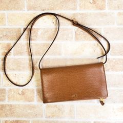 美品】HERZ ショルダーウォレット CK-10 ブラウン オーガナイザー