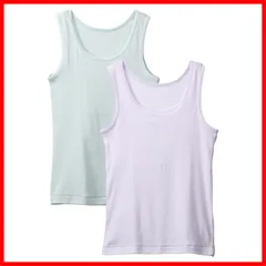 綿100％ ガールズ 女の子 2枚組 胸二重タンクトップ [ガロー]