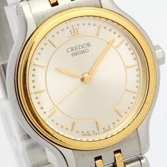 ☆良品 SEIKO セイコー クレドール 7371-0040 QZ 動作品 18KT