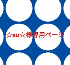 ☆su☆様専用ページです。