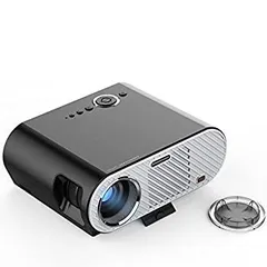 【中古】WIFIワイヤレスバージョンLED液晶プロジェクター1280x800ホームシアターミーティングルームHDMI VGA USB AV用スマートアンドロイドWIFIプレーヤ