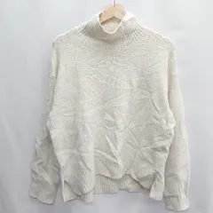 ◇ UNIQLO ユニクロ 長袖 ニット サイズS アイボリー レディース E  【1407180069657】