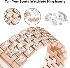 【特価品】アップルウォッチ用 替えバンド  Apple Watch 時計バンド ベルト　ピンク　Royce&Roland