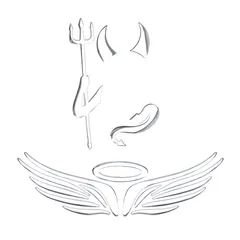 悪魔＆天使の翼　車ステッカー 車エンブレム3Dステッカー PVC 車ステッカー　車のロゴソフトステッカー　車ステッカーセット (シルバー)