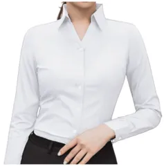 ☆ Bホワイト ☆ XLサイズ ☆ ブラウス トップス ワイシャツ フォーマル ブラウス ワイシャツ フォーマル 長袖 レディース シャツブラウス シャツ レディースブラウス レディースシャツ 長袖ブラウス 長袖シャツ オフィスカジュアル シンプル 無地