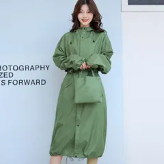 ☆ オリーブグリーン ☆ Mサイズ ☆ レインコート おしゃれ pmyraincoat002 レインコート レディース メンズ レインウェア コート ウインドブレーカー アウター カッパ 合羽 雨具 自転車 おしゃれ かわいい 通勤 通学 撥水 はっ水 軽量