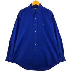 古着 ラルフローレン Ralph Lauren CLASSIC FIT クラシックフィット 長袖 ボタンダウンシャツ メンズL相当/eaa594735