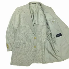 BURBERRY LONDON バーバリーロンドン チェック刺繍 テーラード ジャケット 2B ブレザー 背抜き サイズAB5 ブラック メンズ 【中古】