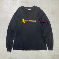 90年代 USA製 HBO CINEMAX ロングTシャツ ロンT 企業ロゴプリント  ケーブルテレビ局 メンズXL 