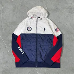 【現行】POLO Ralph Lauren USAチーム キルティングパーカー