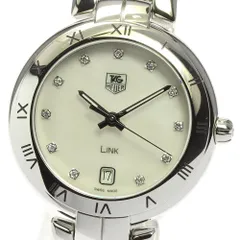 ☆良品【TAG HEUER】タグホイヤー リンク 11Pダイヤ WAT1315 クォーツ