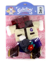 【中古】ぬいぐるみ ジェラトーニ(ダッフィーのクリスマス) コスチュームセット(ぬいぐるみ用衣装) 「ダッフィーのクリスマス2015」 東京ディズニーシー限定