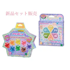 アクアビーズ スタービーズとうめい8色セット パステルカラービースセット セット販売